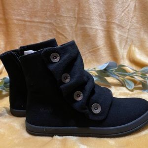 Blowfish Solid Black 2-Tone Flannel